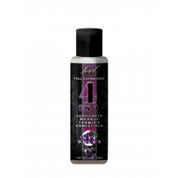 Gel Lubricante Comestible 4 en 1 | Feel Love Uva Dulce | Efecto Térmico