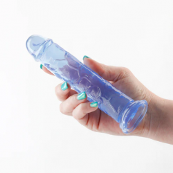 Fantasia Upper Azul 6.5" | Dildo Curvo Realista NSNovelties