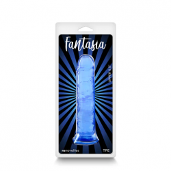 Fantasia Upper Azul 6.5" | Dildo Curvo Realista NSNovelties
