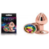 Rear Assets Rose Plug Anal Dorado | Plug Metálico con Joya en Forma de Rosa NSNovelties