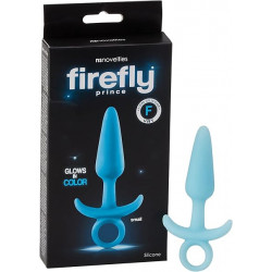 Firefly Prince Plug Anal Azul | Plug de Silicón con Brillo en la Oscuridad NSNovelties