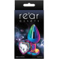 Rear Assets Plug Anal Mediano Multicolor con Gema en Forma de Corazón | Metálico, Elegante y Estimulante – Nsnovelties