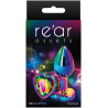 Rear Assets Plug Anal Mediano Multicolor con Gema Corazón | Estimulación Elegante y Visual – Nsnovelties