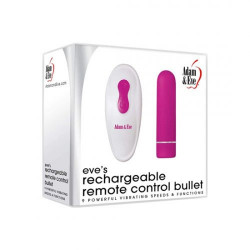 Eve's Rechargeable Remote Control Bullet Adam & Eve | Bala Vibradora Recargable con Control Remoto