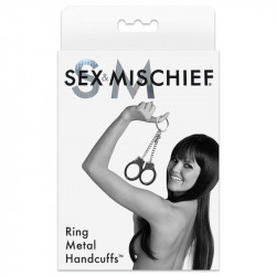 Ring Metal Esposas Sex & Mischief | Esposas Metálicas Eróticas para Juegos de Dominación