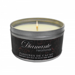 Vela para Masaje con Feromonas Pasiones de Cacao | Aceites Naturales para una Experiencia Sensual