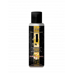 Feel Love 4 en 1 Sabor Piña Colada 60 ml | Lubricante Comestible, Besable, Térmico y de Masaje