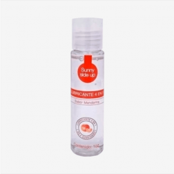 Sunny Side Up 4 en 1 Mandarina 30 ml | Lubricante Comestible, Térmico, Besable y para Masaje