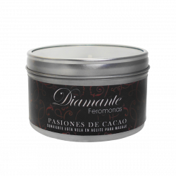Vela para Masaje con Feromonas Pasiones de Cacao | Aceites Naturales para una Experiencia Sensual
