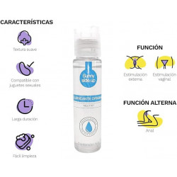 Sunny Side Lubricante Neutro 30 ml | Hidratación Íntima Natural, Seguro y Sin Aroma