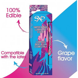 Lubricante Anal Comestible 30 ml SXO | Sabor Delicioso y Deslizamiento Suave