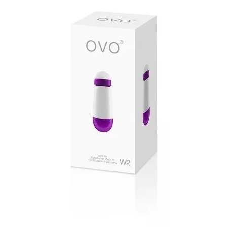 Bala Vibradora Metálica Morada W2 OVO | Discreta, Elegante y Potente