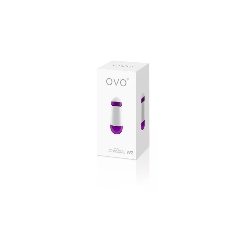 Bala Vibradora Metálica Morada W2 OVO | Discreta, Elegante y Potente