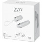 Vibrador Remoto Blanco R4 OVO | Control Inalámbrico, Estilo Elegante y Estimulación Precisa