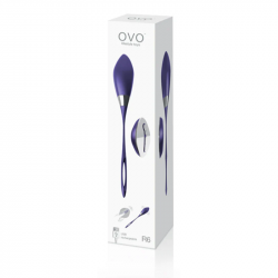 Vibrador con Control Remoto Violeta R6 OVO | Estilo Moderno, Estimulación Precisa y Juego en Pareja