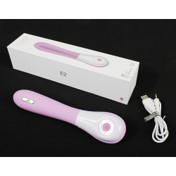 Vibrador Multiorgásmico Rosa E2 OVO | Doble Estimulación, Recargable y Elegante