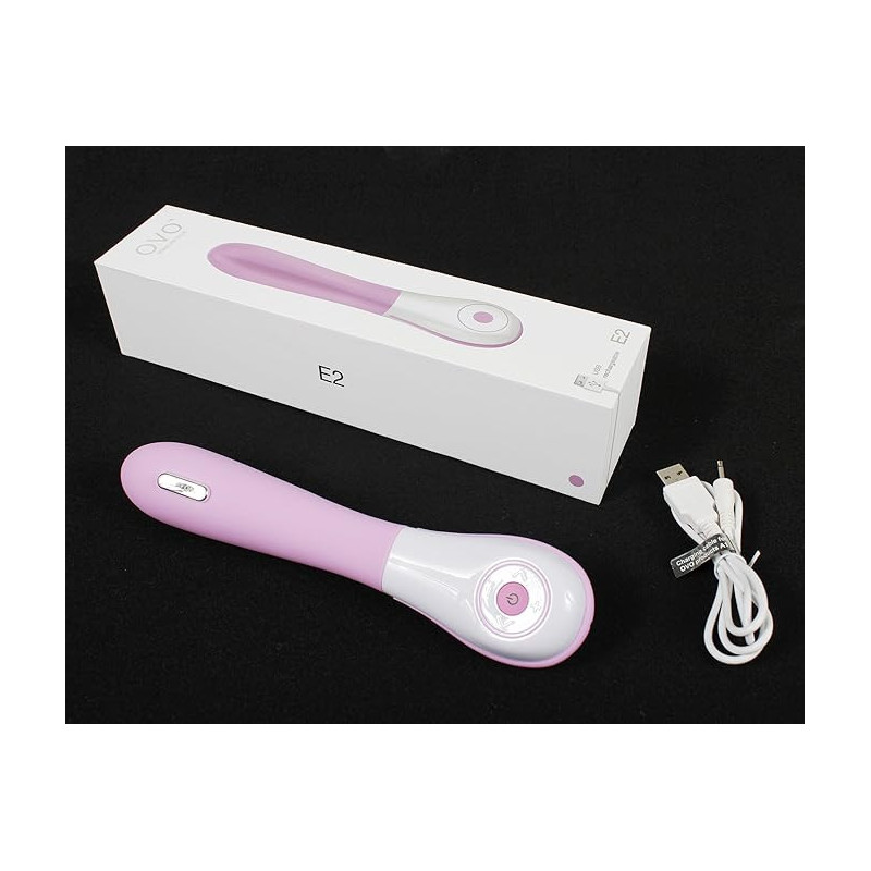 Vibrador Multiorgásmico Rosa E2 OVO | Doble Estimulación, Recargable y Elegante