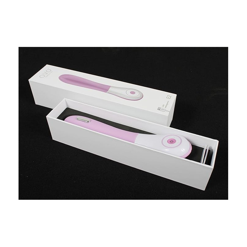 Vibrador Multiorgásmico Rosa E2 OVO | Doble Estimulación, Recargable y Elegante