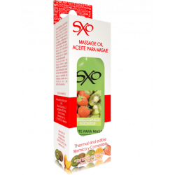 Aceite para Masaje sabor Fresa Kiwi SXO 60 ml | Hidratación y Sensualidad