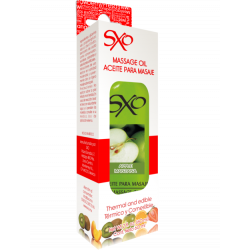Aceite para Masaje sabor Manzana Verde SXO 60 ml | Relajación y Frescura