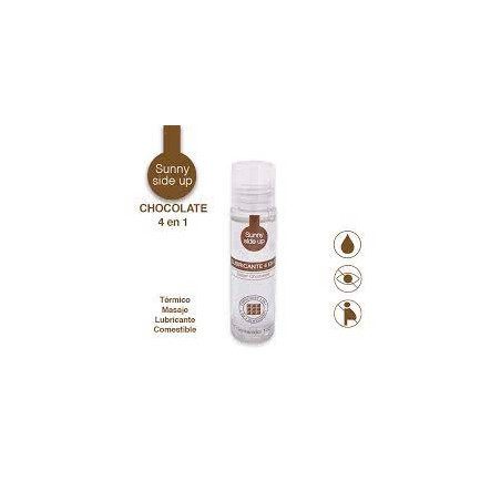Gel Lubricante Comestible 4 en 1 | Sunny Side Up Chocolate | Efecto Térmico