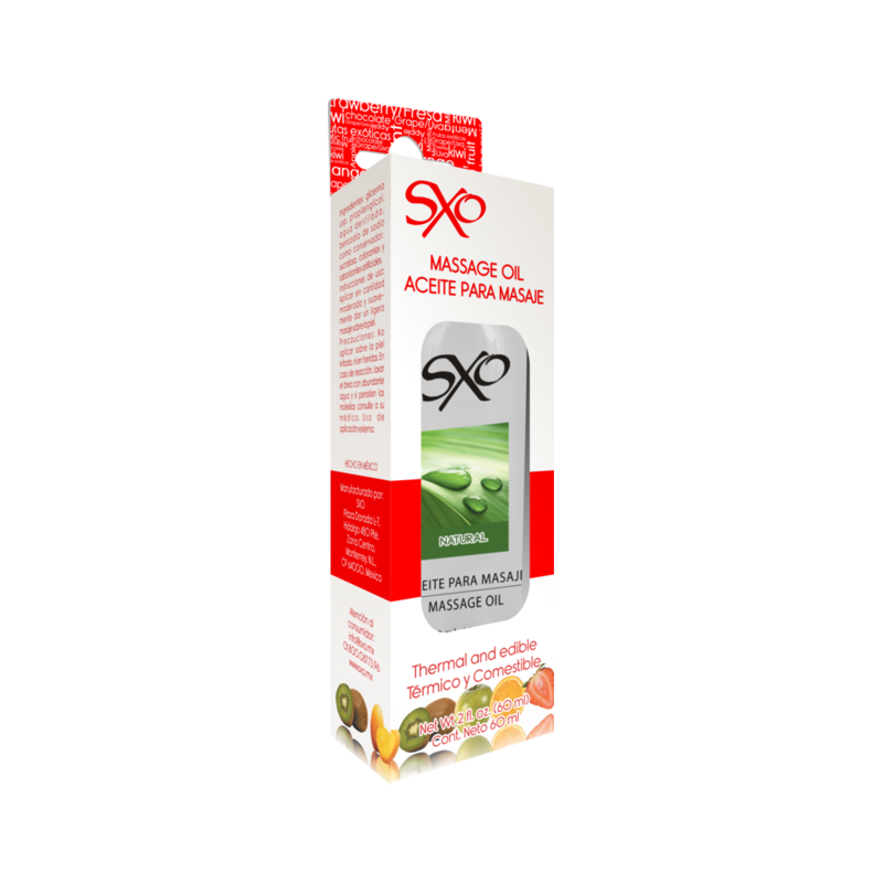 Aceite para Masaje Natural SXO 60 ml | Hidratación y Relajación