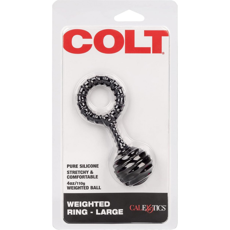 Colt Weighted Ring Large | Anillo Peniano con Peso Incorporado para Mayor Resistencia y Estimulación