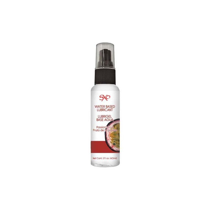 Lubricante Base Agua Sabor Frutas de la Pasión SXO 60 ml | Suavidad y Placer