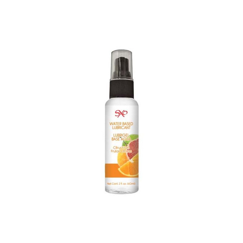 Lubricante Base Agua Frutas Cítricas SXO 60 ml | Frescura y Placer