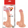 Hero 7" Ballsy Man Nasstoys | Dildo Realista con Testículos 100% Satisfacción