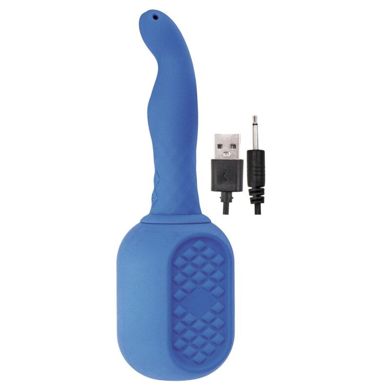 Vibrating Douche Azul Nasstoys | Ducha Anal con Vibración y Estimulación Extra