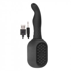 Vibrating Douche Negro Nasstoys | Ducha Anal Vibradora para Higiene y Placer