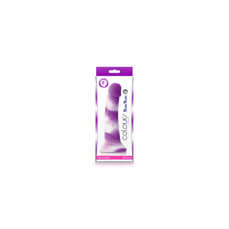 Colours Pleasures Yum Yum Dildo No. 6 | Dildo Realista 6" de Silicona con Ventosa NSNovelties