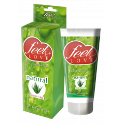 Lubricante Base Agua Natural Feel Love 60 ml | Sensación Suave y Natural