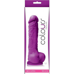 Colours Dildo Pleasures Morado 5" | NSNovelties