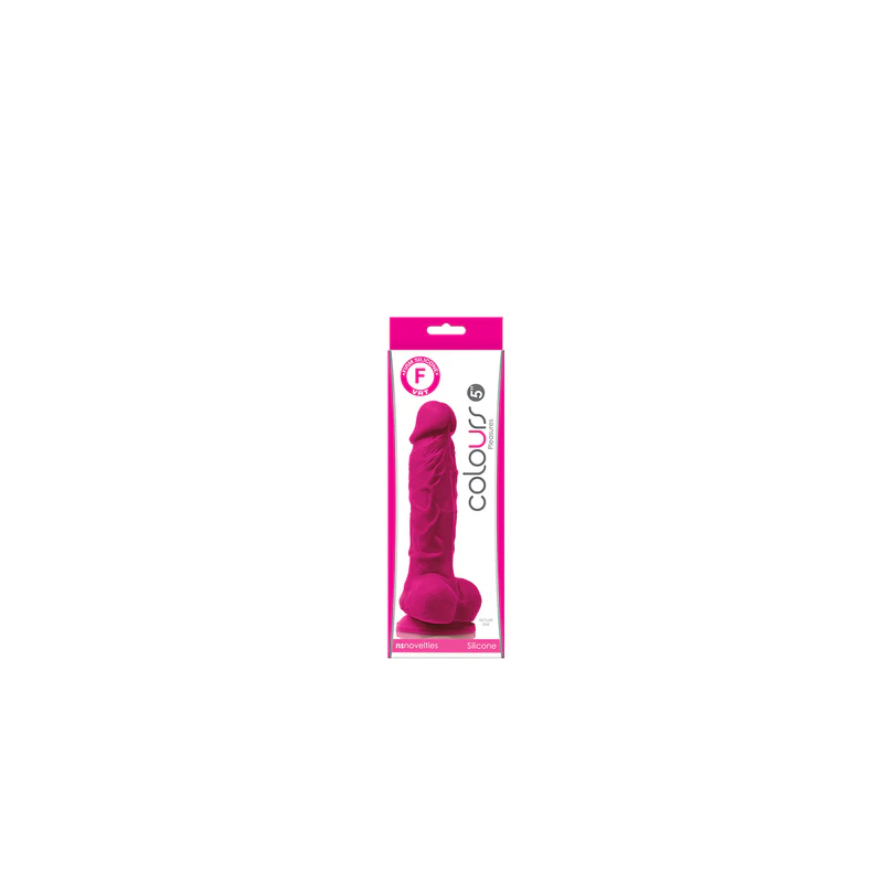 Colours Dildo Pleasures Rosa 5" | NSNovelties