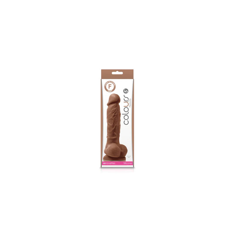 Colours Dildo Pleasures Café 5" | NSNovelties