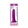 Colours Pleasures Thin Morado 5" | Dildo Delgado de Silicona Realista NSNovelties