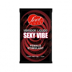 Sexy Vibe Vibrador Líquido Feel Love 5 gr | Estimulante y Placer Intenso