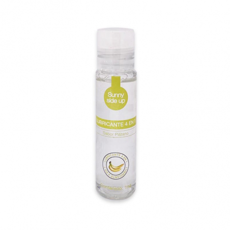 Gel Lubricante Comestible 4 en 1 | Sunny Side Up Plátano | Efecto Térmico