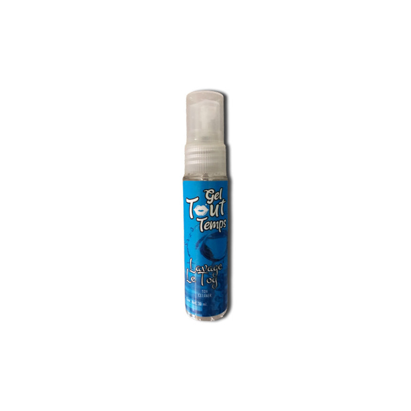 Limpiador de Juguetes Íntimos Tout Temps 30ml | Higiene Segura y Cuidado Delicado