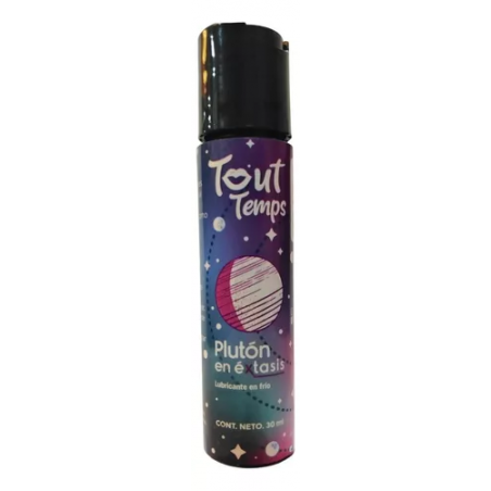 Lubricante Frío Plutón en Éxtasis Tout Temps 30ml | Sensación Refrescante y Estimulante