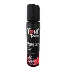 Tout Temps 4 en 1 Choco-Fresa 30 ml | Lubricante, Masaje y Sensación Térmica