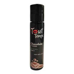 Lubricante Íntimo Tout Temps 4 en 1 Sabor Chocolate 30ml | Gel Térmico y Masaje