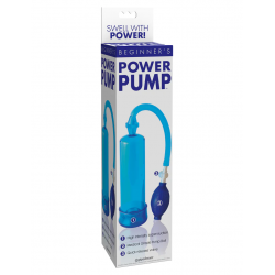Bomba de Vacío Power Pump Beginners Azul | Pipedream para Erecciones Fuertes y Duraderas