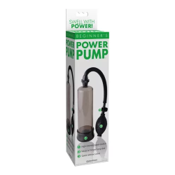 Bomba de Vacío Power Pump Beginners Negra | Pipedream para Erecciones Firmes y Duraderas