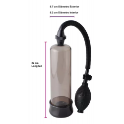 Bomba de Vacío Power Pump Beginners Negra | Pipedream para Erecciones Firmes y Duraderas