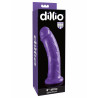 Consolador Dillio 8" Morado Pipedream | Dildo Realista con Ventosa y Compatible con Arnés
