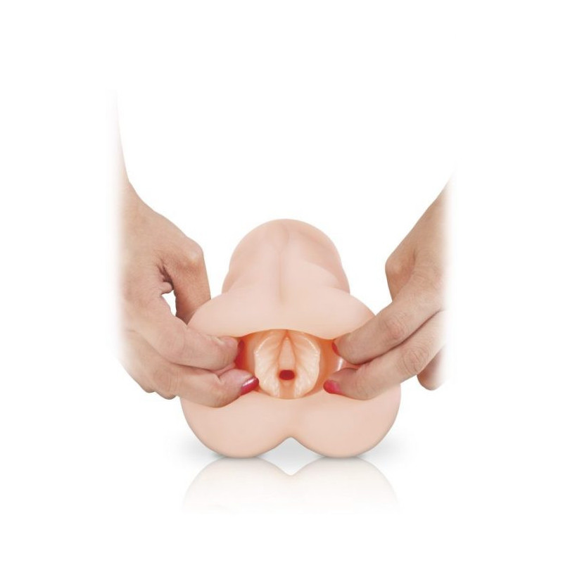 Masturbador PDX Extreme Peek-A-Boo Pussy | Pipedream con Succión y Fanta Flesh Realista