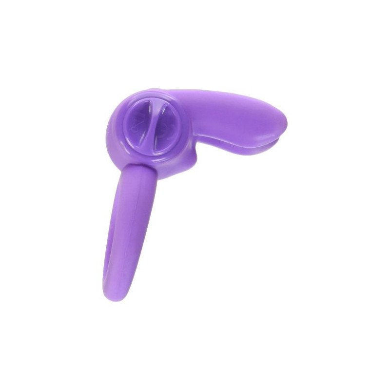 Anillo Vibrador Silicon Jack Rabbit Morado | Calexotics con Estimulador de Clítoris